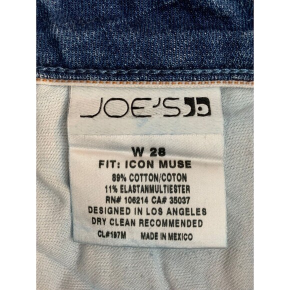 Joe's Jeans Womens size 28 Icon Muse Boot Cut Jeans Candice Wash Mid Rise - Picture 5 of 9